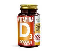 Vitamina D3 2000 UI - 800 Compresse - 50 mcg di Vit D per 1 Compressa - Integratore Vitamin D3 ad Alto Dosaggio - Colecalciferolo Vitamina D per Ossa, Denti, Muscoli e Difese Immunitarie