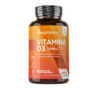 Vitamina D3 2000 UI Colecalciferolo (50mcg), Vegetariana, 400 Compresse | Scorta