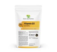 Vitamina D3 20000 UI Compresse - Ossa Sane, Sistema Immunitario Forte & Anti-Età