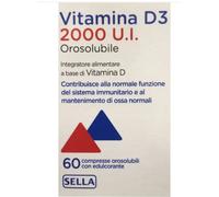 Sella Vitamina D3 2000 UI orosolubile 60 compresse