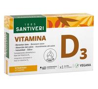 Santiveri Vitamina D3 60 cpr Supporto Ossea e Immunitario (Nuovo)