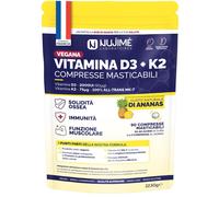 Vitamina D3 2000UI + Vitamina K2 all-trans MK7 75µg | 100% VEGAN | Ossa, Muscoli