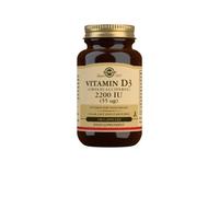 Vitamina D3 (colecalciferolo) 55 mcg (2.200 UI) 100 Capsule Vegetali Solgar