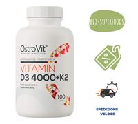 Vitamina D3 4000 UI + K2 MK7 | Integratore Sistema Immunitario | Ossa Forti 100