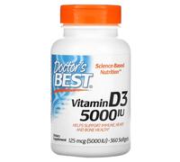 Vitamina D3, 5000 IU - 360 softgels