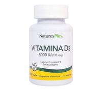 Vitamina D3 5000 UI 60 capsule - Complemento alimentare senza glutine, latte, li