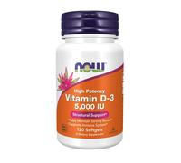 Now Foods Vitamin D-3 5,000 IU (120 Capsule morbida)
