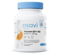 Vitamina D3 + K2, 2000IU - 60 softgels