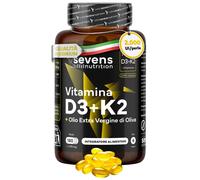 Vitamina D3 K2 Alto Dosaggio y Assorbimento Vitamina D3 20 U I e 100 µg di
