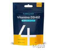 Vitamina D3 K2 Compresse - 20µg (800 UI) Vitamina D3 + 100µg Vitamina K2 (MK-7)
