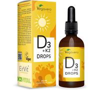 Vitamina D3 + K2 Gocce | 1000 UI | K2VITAL® All-Trans MK-7 + D3Eirvit® | Colecal