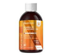 Vitamina D3 K2 Gocce 250ml Vitamina D3 Liposomiale 2000 UI Vit K2 (MK 7) 75µg 50