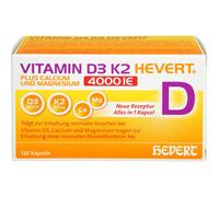 Vitamina D3 K2 Hevert + Calcio U.Magnes.4000 Ie Kps. 120 Pz. PZN19295713