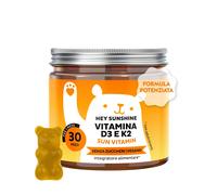 Vitamina D3 K2 Hey Sunshine Caramelle gommose con Vitamina D3 25 µg (1000 UI) e