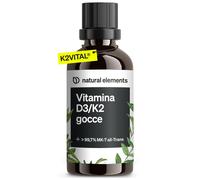 Vitamina D3 K2 in gocce da 50 ml Premium minimo 99,7% all trans (K2VITAL® di