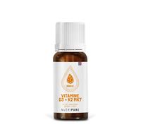 Vitamina D3 K2 MK7 1000 UI Con olio d'oliva biologico 100% puro e naturale