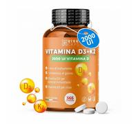 Vitamina d3 k2 mk7 vegana alto dosaggio 365 Micro compresse Vitamina d3 2000 ui
