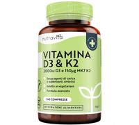 Vitamina D3 K2 Vit D3 2000 UI 150µg Vitamina K Formula Ottimale Supporta il