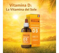 Vitamina D3 Liquida 1000 IU supporto per ossa e denti Formato grande da 50 ml