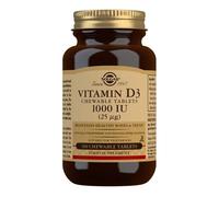 Solgar Vitamina D3 1000 Iu 25 µg 100 Comprimidos Masticables