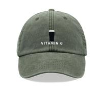 Vitamina G Cappello Baseball Vintage Slavato Unisex Papà Birra Stout Regalo Del