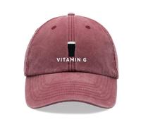 Vitamina G Cappello Baseball Vintage Slavato Unisex Papà Birra Stout Regalo Del