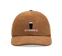 Vitamina G Velluto a Coste Cappello Baseball Vintage Unisex Papà Birra Stout Del