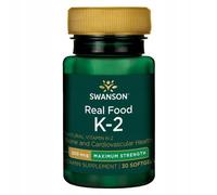 Vitamina K2- MK-7 200 mcg 30 gel Cibo Reale Swanson Health Products