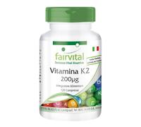 Vitamina K2 200mcg 4 mesi VEGAN alto dosaggio 120 compresse menachinone da natto