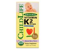Vitamina K2 biologica ChildLife Essentials, frutti di bosco, 7,5 ml