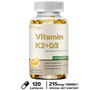 Vitamina K2+D3 5000 UI - Salute Di Cuore, Ossa E Denti, Supporto Immunitario