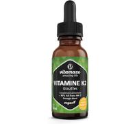 Vitamina K2 Gocce, Ad Alta Dose Di Vitamina K2 per Giorno, MK-7 Menachinone Vega