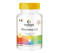 Vitamina K2 MK7 100 mcg (Menachinone naturale MK 7) 100 capsule pure Warnke