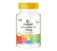 Vitamina k2 mk7 200 mcg 100 compresse Menachinone naturale MK 7 vegan Warnke