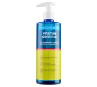VITAMINDERMINA Gel Detergente Lenitivo 500 ml - Detersione Corpo - Per Pelli Secche, Molto Secche, Sensibili, a Tendenza Atopica - Idratante, Lenitivo e Antiprurito - Per Neonati, Bambini e Adulti