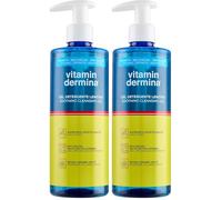 VITAMINDERMINA Gel Detergente Lenitivo 500 ml - Detersione Corpo - Per Pelli Secche, Molto Secche, Sensibili, a Tendenza Atopica - Idratante, Lenitivo e Antiprurito - Per Neonati, Bambini e Adulti