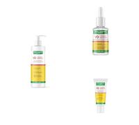 VITAMINDERMINA Linea Sebo Bundle: Gel Detergente 240 ml + Crema Trattante 40 ml + Emulsione Matt 40 ml - Per Pelli Grasse e a Tendenza Acneica - Sebonormalizzante e Lenitivo