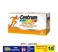 Vitamine e minerali del gruppo B 1x60 New Centrum Energy + vitamina C ed E sp...