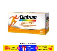 Vitamine e minerali del gruppo B 2X60 New Centrum Energy + vitamina C ed E sp...