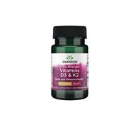 Vitamine extra forti D3 (5000 UI) e K2 (100 mcg) 60 capsule vegetali Swanson Health Products