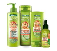 VITAMINE & FORZA SET CAPELLI FRAGILI: Shampoo + Balsamo + 10in1 Senza Risciacquo + Trattamento Anti-Caduta