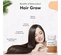 Vitamine per la crescita dei capelli per uomo - pillole anti-perdita di capel...