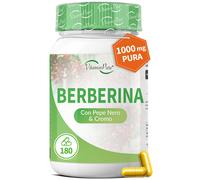 VitaminPure® Berberina 1000mg Formula Potenziata con Pepe Nero e Cromo