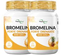 VitaminPure® Bromelina Forte Drenante 5000 GDU/g Contro gambe pesanti