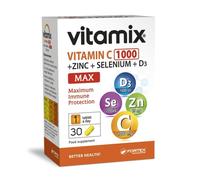 VITAMIX Vitamina C 1000 mg + Zinco + Selenio + Vitamina D3 MAX 30 compresse