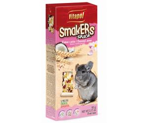 Vitapol Fiaschette per cincillà Smakers Coconut e rosa 2pc