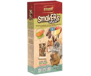 Vitapol Smakers 3w1 Per roditori e conigli (verdura / mezza estate / frutta) 3pc