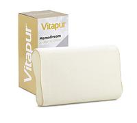 VITAPUR Cuscino per Dormire Anatomico con Schiuma a Memoria di Forma - Cuscino Ortopedico per la Posizione di Riposo Laterale o Posteriore - Cuscino Ergonomico con Fodera di Protezione Lavabile