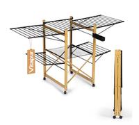 VITAPUR Stendibiancheria DryMax Wing, Stendino Allungabile, 2 Ali Laterali, Aste telescopiche Estendibili, Salvaspazio Asciugatrice per Balcone