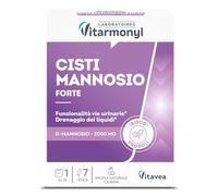 Vitarmonyl Cisti Mannosio Forte - Per Cistite e Comfort Urinario - 7 stick | D-Mannosio 2000 mg con Ibisco e Propoli - Azione Drenante e Supporto Cistite - Senza Glutine e Lattosio - Trattamento Mirato